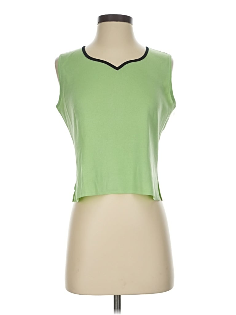 Pre-owned Ming Wang Sleeveless T-shirt In Green