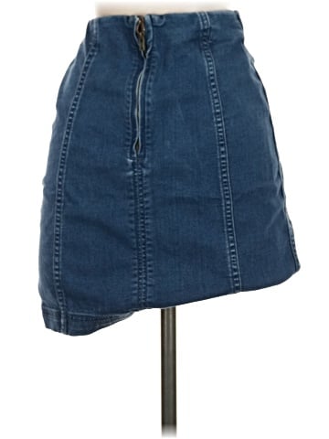Free People Denim Skirt (view 2)
