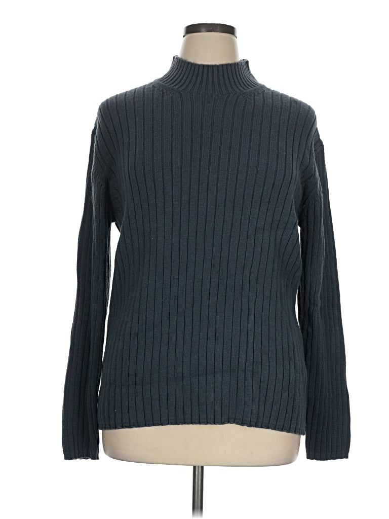 Pre-owned Brooks Turtleneck Sweater In Teal
