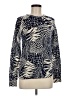 Equipment Animal Print Blue Pullover Sweater Size XS - photo 1