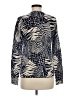 Equipment Animal Print Blue Pullover Sweater Size XS - photo 2