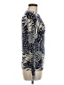 Equipment Animal Print Blue Pullover Sweater Size XS - photo 4