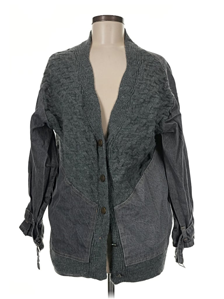 Pre-owned Pilcro Jacket In Gray