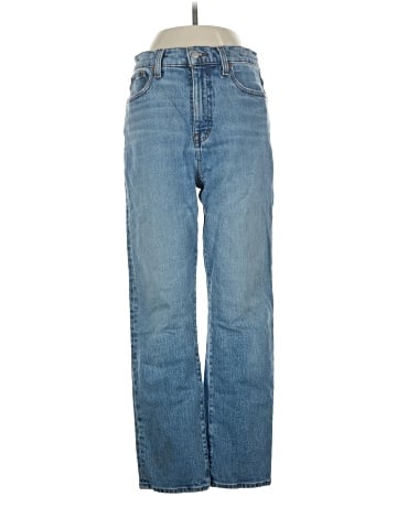 Madewell The '90s Straight Crop Jean in Hazeldell Wash (view 1)