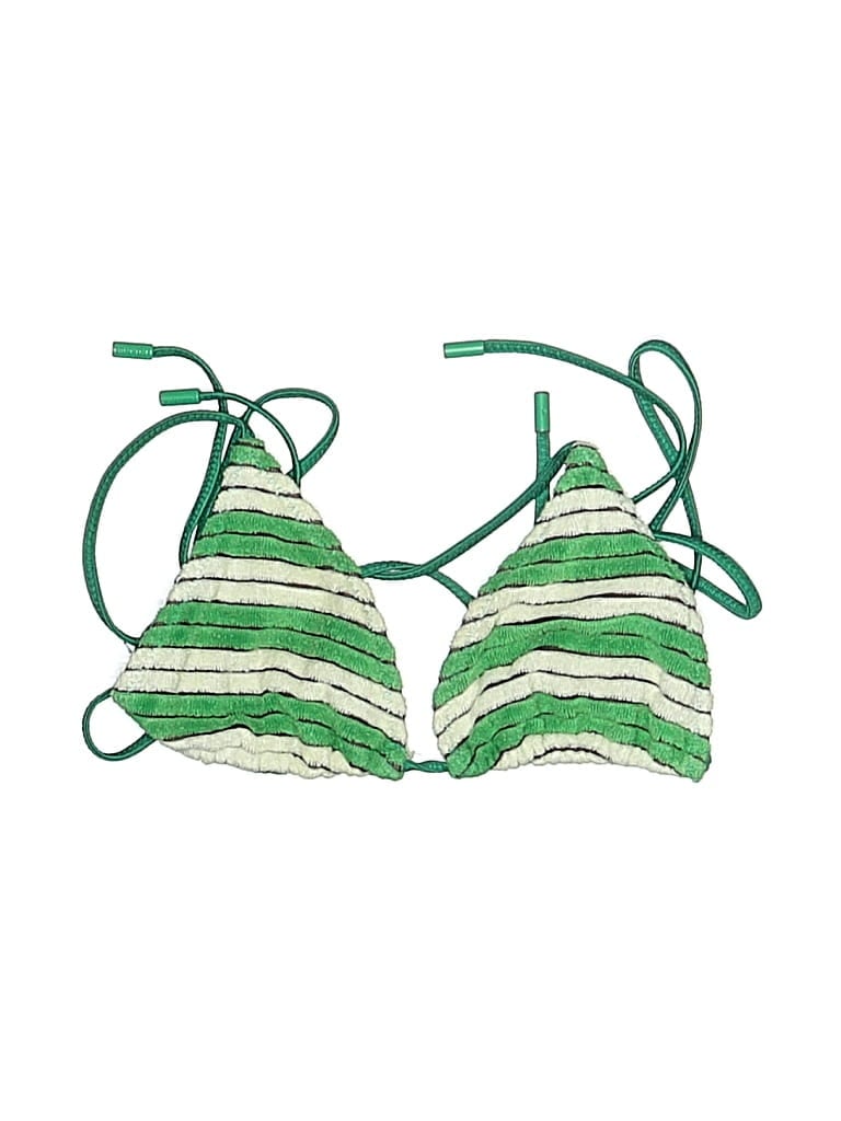 Pre-owned Triangl Swimsuit Top Green Swimwear