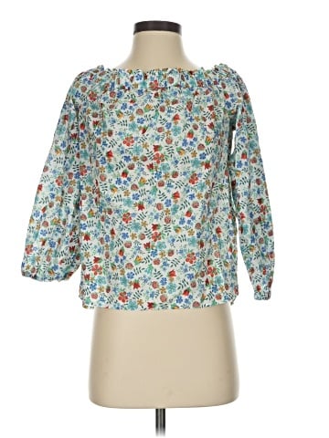 Liberty Art Fabrics for J.Crew 3/4 Sleeve Blouse (view 1)