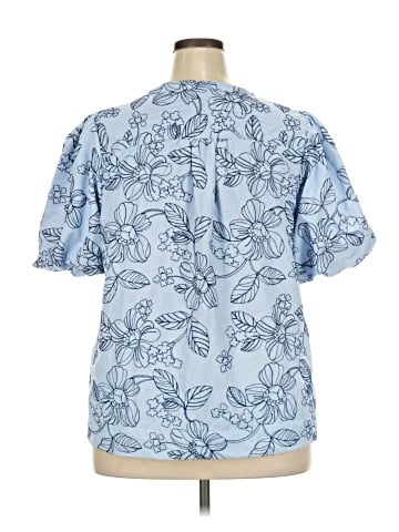 Umgee Short Sleeve Blouse (view 2)