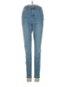 Topshop 100% Polyester Solid Blue Jeans Size 26 waist - photo 1