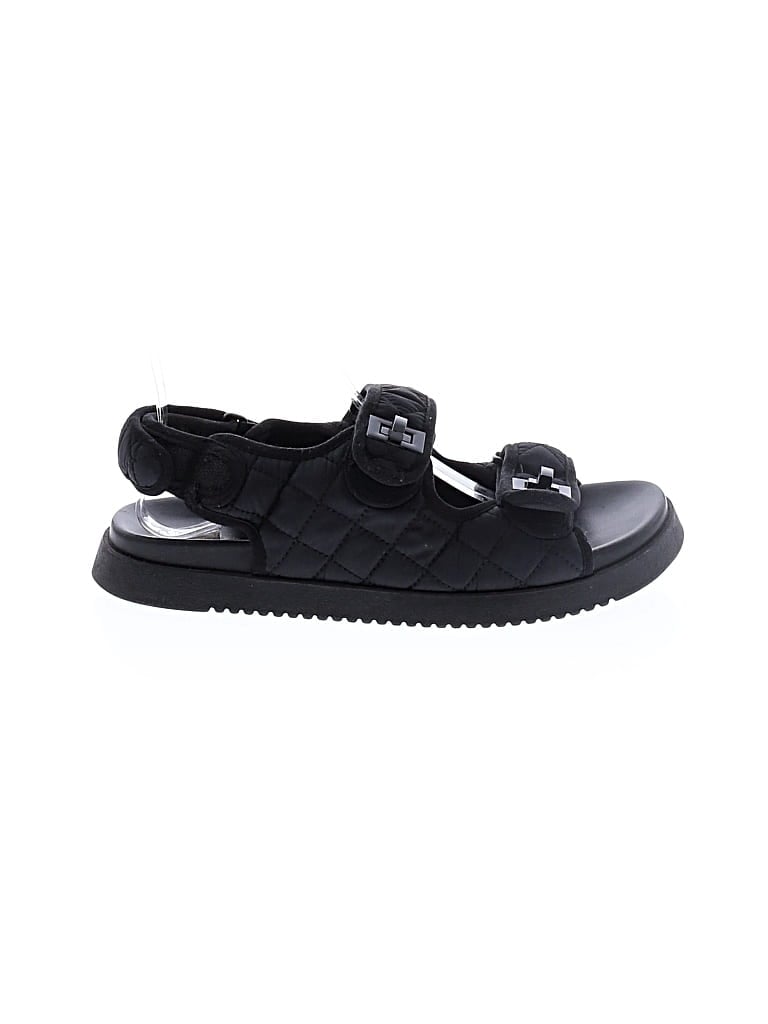 Pre-owned Dune Sandals In Black