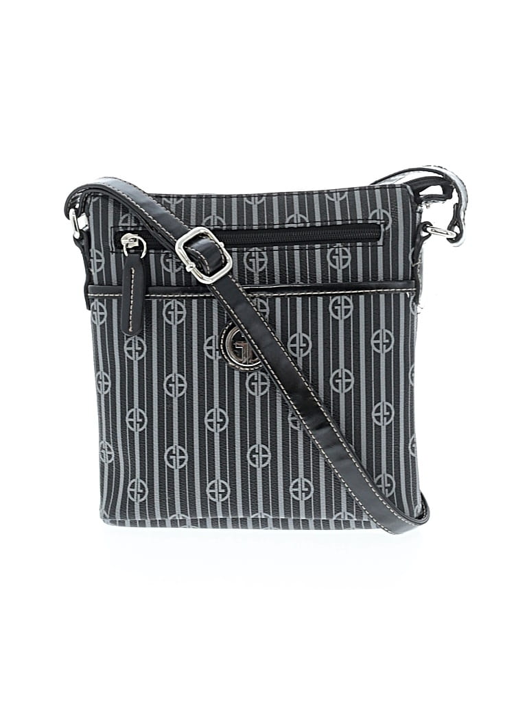 Pre-owned Giani Bernini Crossbody Bag In Gray