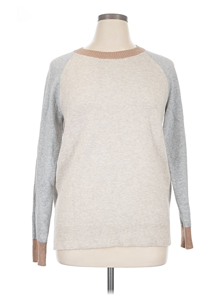 Pre-owned Amazon Essentials Pullover Sweater In Silver