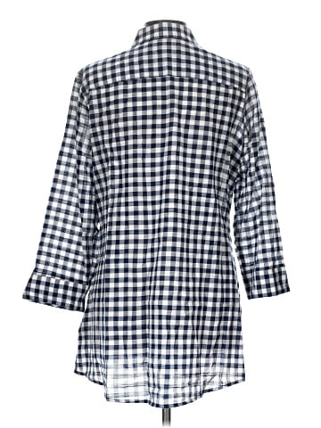 Foxcroft 3/4 Sleeve Button-Down Shirt (view 2)
