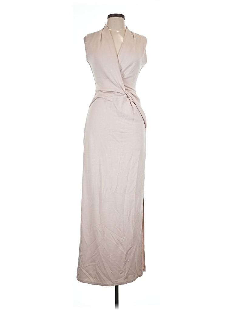 Pre-owned Meshki Cocktail Dress In Tan