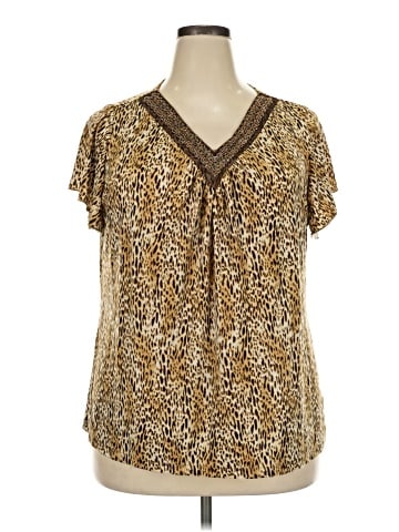 Jaclyn Smith Short Sleeve Blouse (view 1)