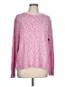 J.Crew Factory Store Tweed Pink Pullover Sweater Size L - photo 1