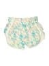 Athleta Print Green Athletic Shorts Size 7 - 8 - photo 1
