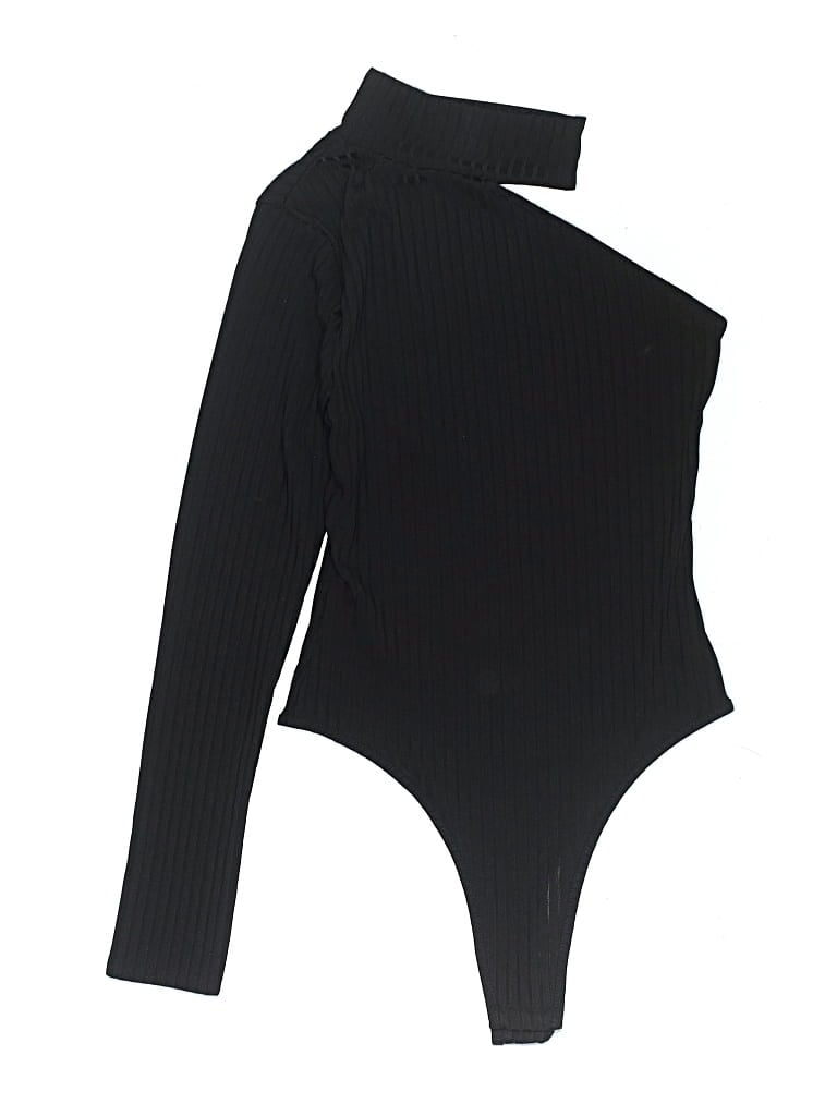 Pre-owned Missguided Bodysuit In Black