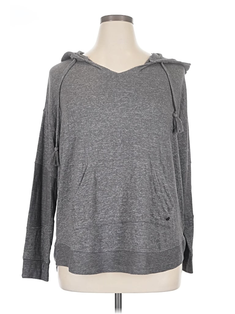Pre-owned Roxy Sweatshirt In Gray