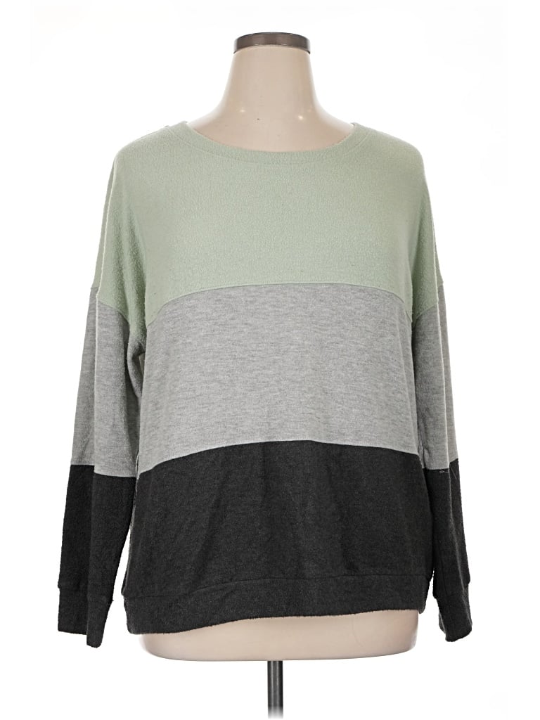 Pre-owned Socialite Pullover Sweater In Gray
