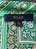 Eclair 100% Polyester Paisley Green Short Sleeve Blouse Size XL - photo 7