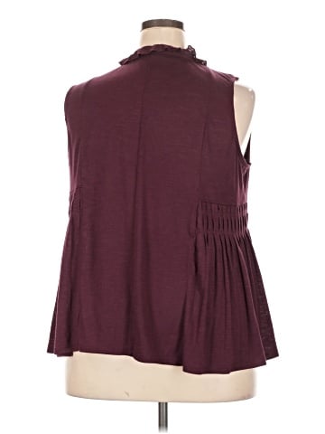Terra & Sky Sleeveless Blouse (view 2)