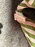 C+D+M Collection Stripes Green Short Sleeve Blouse Size M - photo 8
