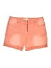 Cato Solid Orange Shorts Size 16 - photo 1