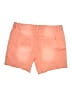 Cato Solid Orange Shorts Size 16 - photo 2