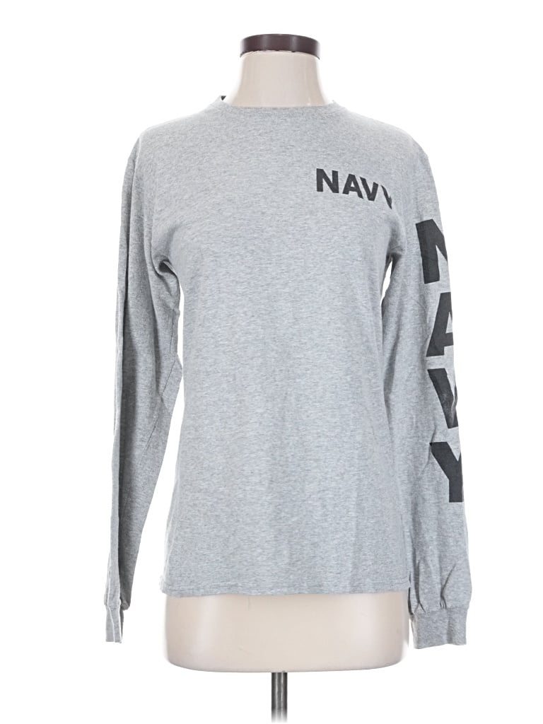 Pre-owned Soffe Long Sleeve T-shirt In Gray