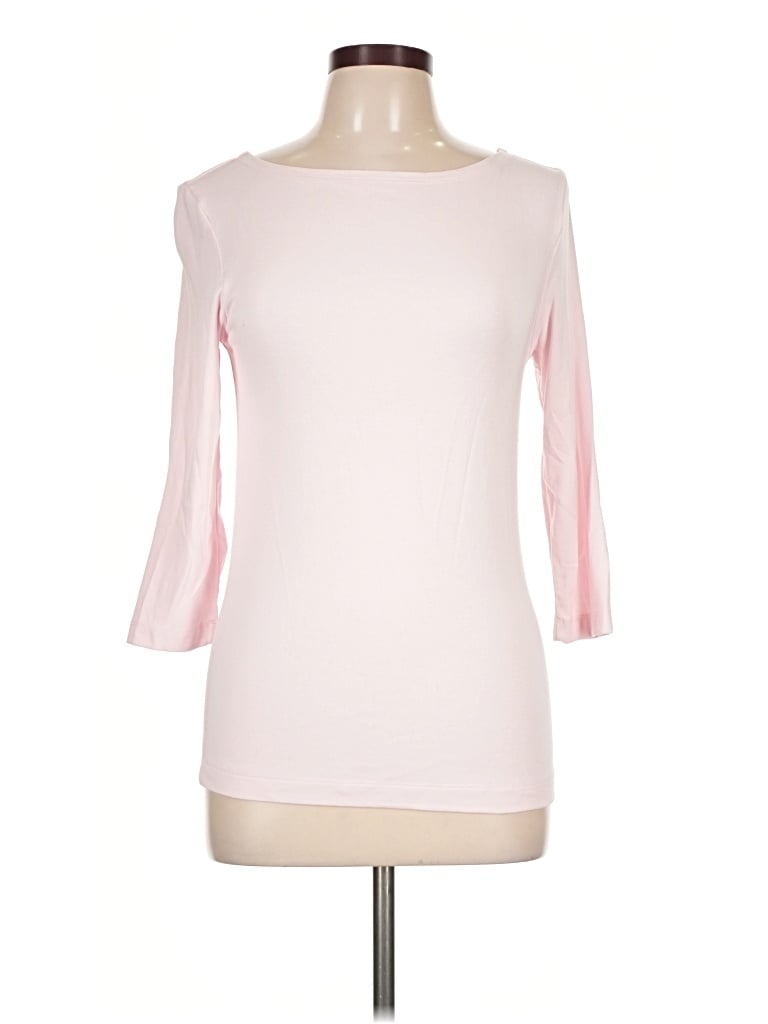 Pre-owned Amazon Essentials 3/4 Sleeve T-shirt In Pink