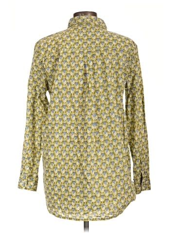 Rock Flower Paper Long Sleeve Button-Down Shirt (view 2)