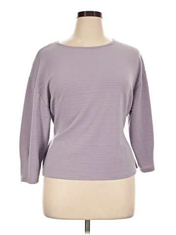 Simply Vera Vera Wang 3/4 Sleeve Top (view 1)