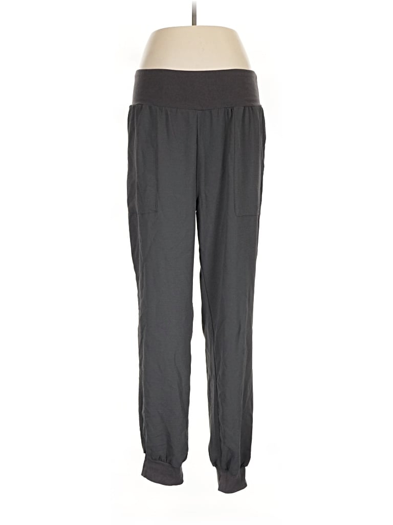 Pre-owned Zenana Active Pants In Gray