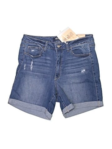 Wax Jean Denim Shorts (view 1)