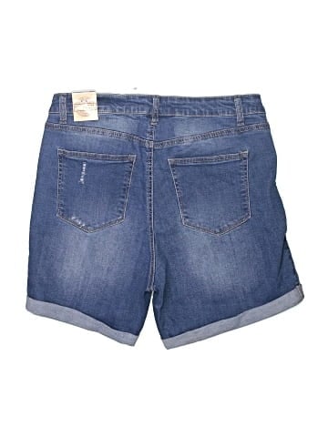 Wax Jean Denim Shorts (view 2)