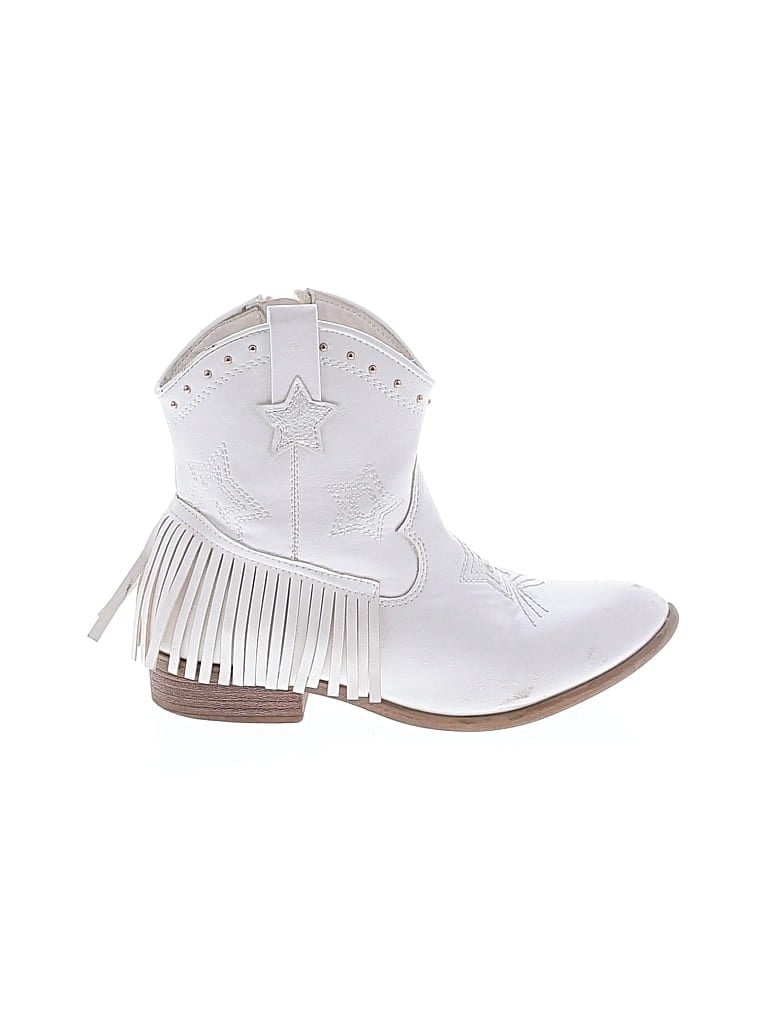 Pre-owned Dream Pairs Kids' Ankle Boots In White
