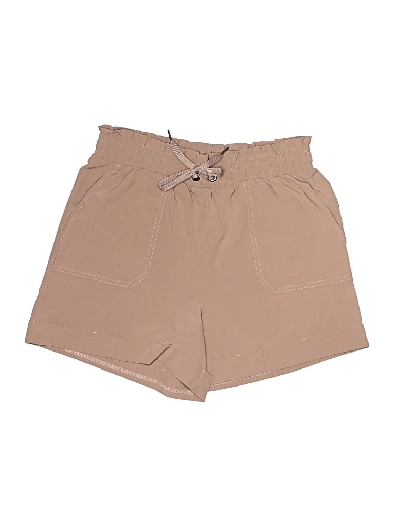 Pre-owned Danskin Khaki Shorts In Tan