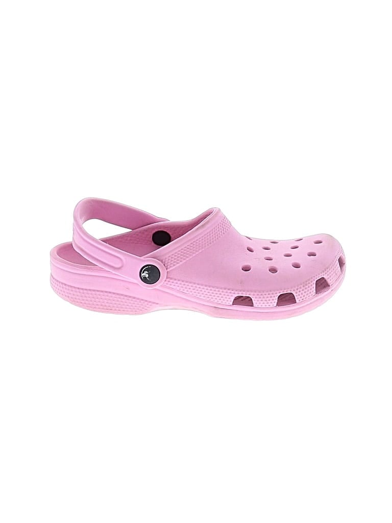 Pre-owned Crocs Mule/clog In Pink
