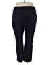 Simply Vera Vera Wang Solid Black Active Pants Size 2X - photo 2