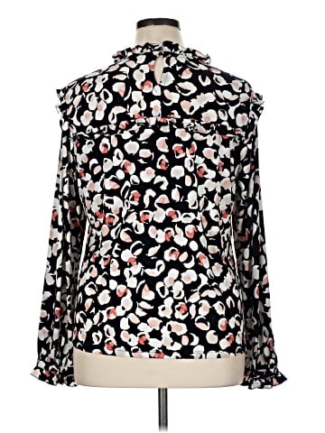 Karl Lagerfeld Paris Long Sleeve Blouse (view 2)