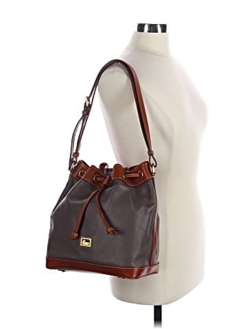 Dooney & Bourke Leather Bucket Bag (view 2)