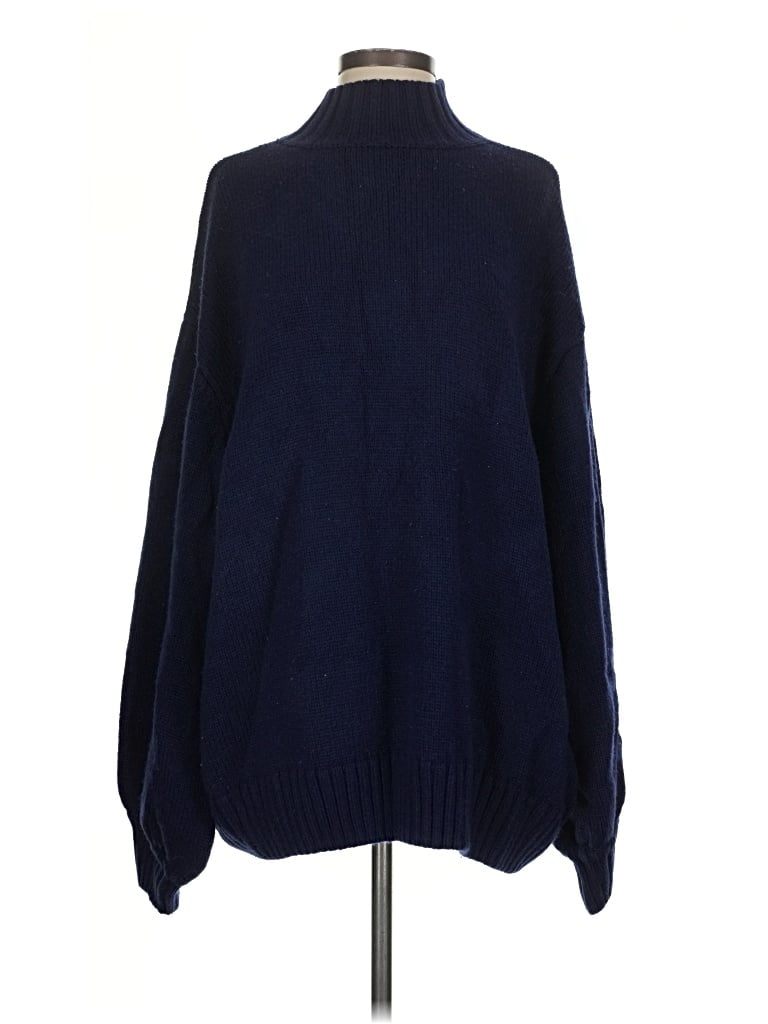 Pre-owned Weworewhat Turtleneck Sweater In Blue