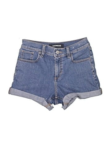 Express Denim Shorts (view 1)