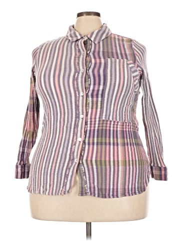 Coldwater Creek 3/4 Sleeve Button-Down Shirt (view 1)