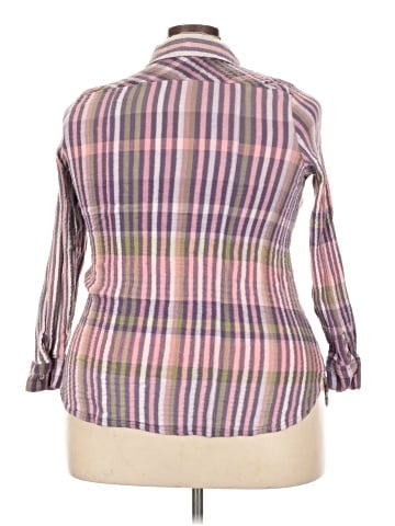 Coldwater Creek 3/4 Sleeve Button-Down Shirt (view 2)