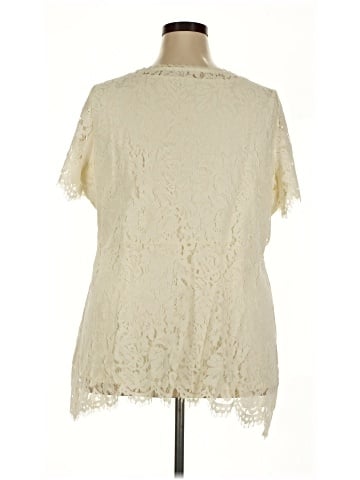 Isaac Mizrahi LIVE! Short Sleeve Blouse (view 2)