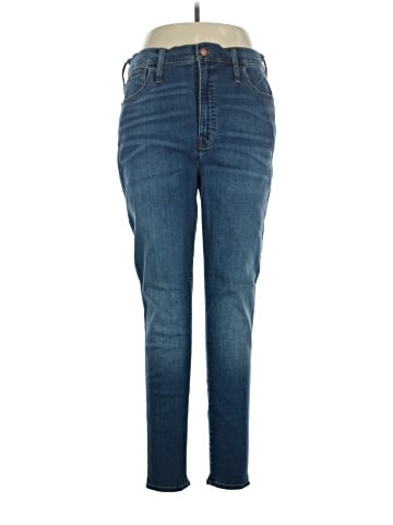 Madewell 10" High-Rise Roadtripper Supersoft Jeans in Playford Wash (view 1)