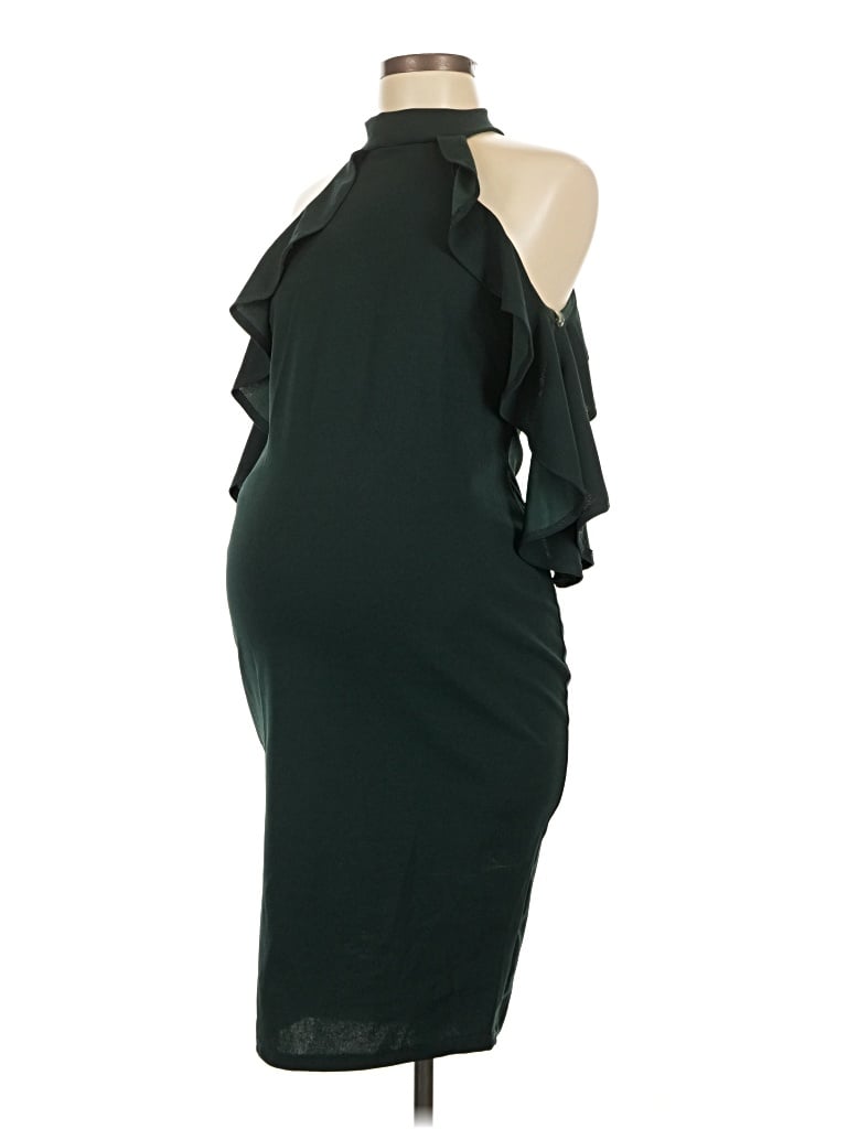 Pre-owned Pink Blush Cocktail Dress In Green