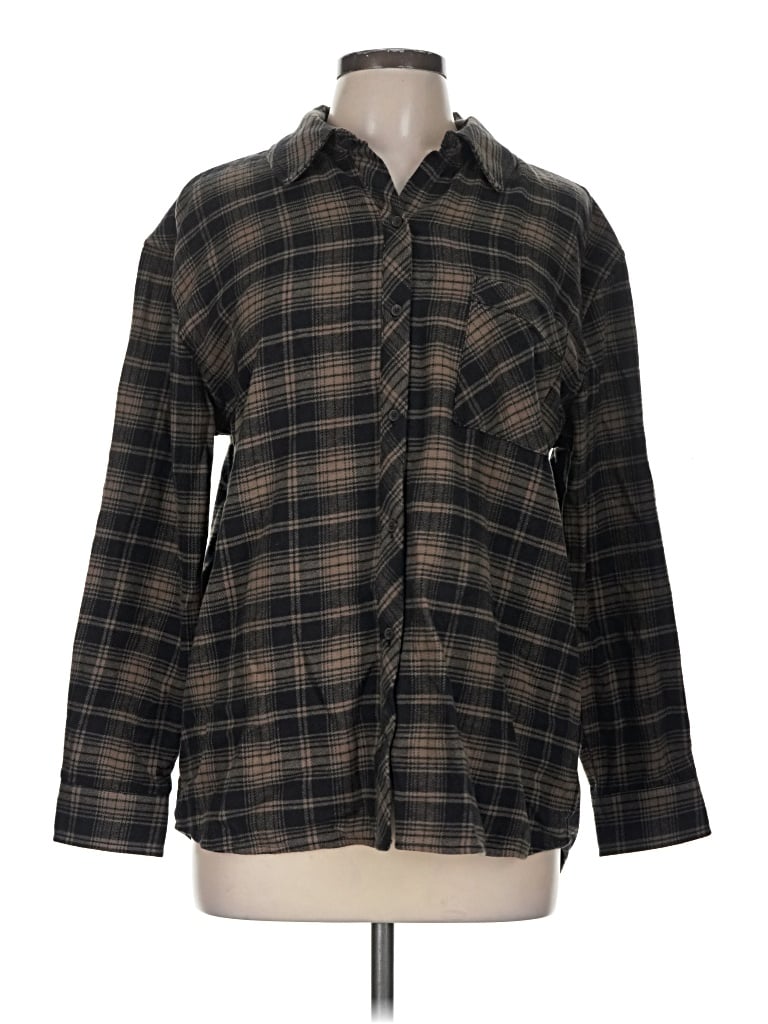 Pre-owned Nuuds Long Sleeve Button Down Shirt In Black