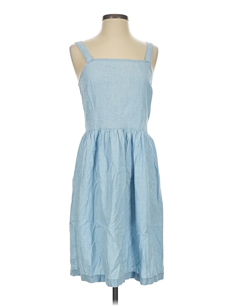 Pre-owned J. By J.crew Casual Dress In Blue